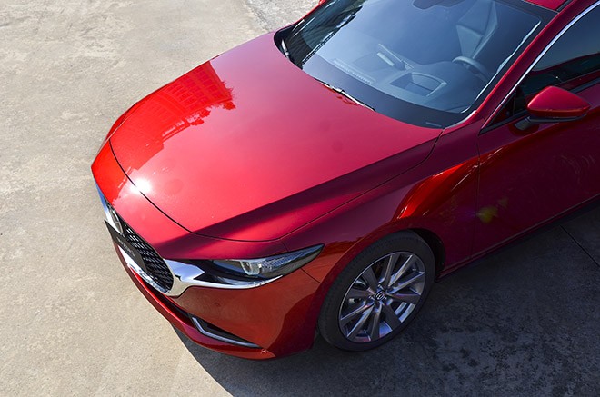 Thiết kế đầu xe của Mazda3